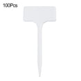 thumbnail image 1 of 100Pcs T Shape Plant Label Markers Nursery Potted Garden Label T Shape Plantsign, 1 of 10
