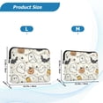 thumbnail image 4 of FORMRS 13-13.3 inch Laptop Sleeve Case Soft Carrying Quilted Computer Bag Cover, Halloween Happy Ghosts, 4 of 7