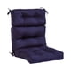 thumbnail image 3 of Cojín para respaldo de silla de exterior, cómodo y suave, ideal para patio, interior y exterior. Azul marino, 3 of 9