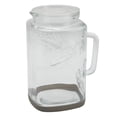 thumbnail image 2 of Mason Craft & More Glass 1 Gallon Pitcher with Removable Plastic Lid and Silicone Base, Gray, Well Suited to Cold Drink Preparation, 2 of 6