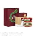 thumbnail image 3 of Bolsa de Regalo Hallmark de Navidad Tradicional, Paquete de 8 Muñecos de Nieve, 3 of 6
