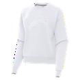 thumbnail image 2 of Women's Antigua White Detroit Lions Victory Pullover Sweatshirt, 2 of 3