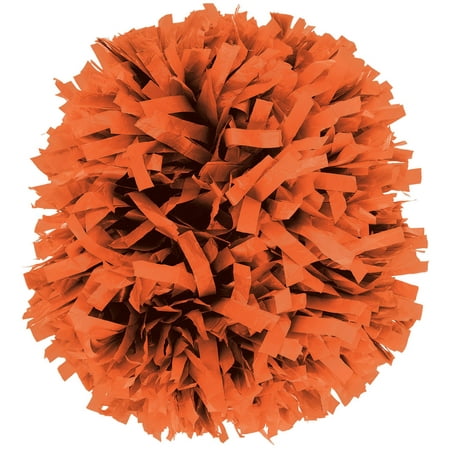 Plastic Instock Cheerleading Pom Orange