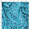 thumbnail image 3 of Soimoi Blue Fabric - By the Yard - 42 Inch Wide - Florals Print Fabric - Elegant and Timeless Patterns for Fashion and Home Decor Printed Fabric, 3 of 6