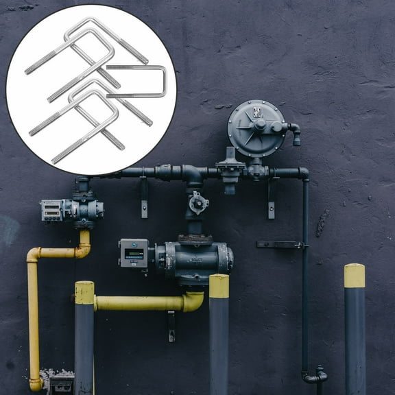 GOOHOCHY 5 Pcs Bolts Quick Fixing Straight U-shaped Screw