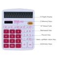 thumbnail image 3 of Función de mano colorido de escritorio estándar de la calculadora electrónica solar y bater OSALO Calculadora, 3 of 5
