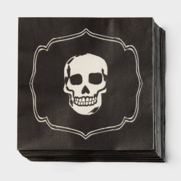 Halloween Skull Lunch Napkin 20ct - Spritz