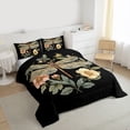 thumbnail image 3 of jejeloiu Cute Dragonfly Twin Comforter Sets,Kawaii Flower Floral Bedding Set For Girls Kids Reversible 2pcs, 3 of 8