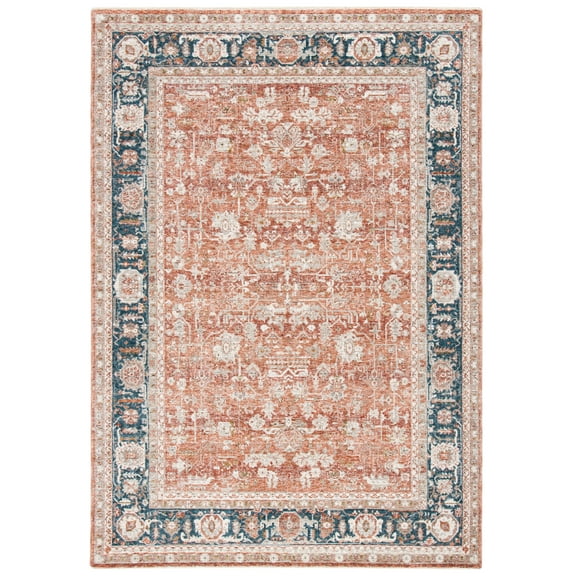 SAFAVIEH Limitee Codie Oriental Area Rug, Rust/Blue, 8' x 10'