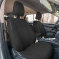 thumbnail image 4 of For 2020-2024 Ford Explorer Base FH Group Neoprene Custom Fit Car Seat Covers Water Resistant - Full Set Black, 4 of 11