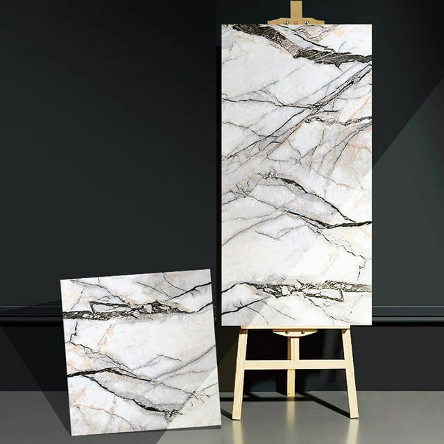 Fiudx Adhesivo para Azulejos Diy, Línea Decorativa de Alta Gama, Película de Pvc Reflectante, Diseño Único, Fácil de Limpiar, para El Hogar y La Oficina, Tamaño 30 X 30 Cm o 30 X 60 Cm, Impermeable,