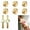 Gold, variant on 6Pcs Slap Bracelets, Meticulously Glitter Snap Band Wristbands, Comfortable Fashion Party Favors for Prom, Wedding & Birthday Celebrations, Pink