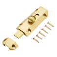 thumbnail image 2 of yuksok Brass Door Security Latch Easy Install Anti-Rust Safe Thickened Bathroom A, 2 of 9