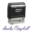 thumbnail image 1 of Printtoo Personalized Violet Self Inking Custom Stamp Custom Signature Rubber Stamper-58 x 22 mm, 1 of 6