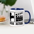 thumbnail image 4 of CafePress - Lights, Camera, Action Mug - 11 oz Ceramic Mug - Novelty Coffee Tea Cup, 4 of 6