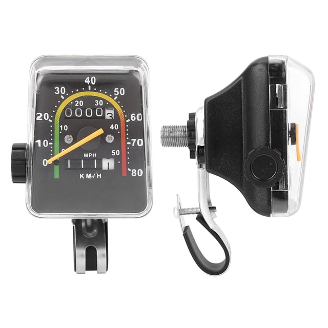 Mechanical Odometer, Bike Computer Multifunction Bike Speedometer, Plastic For Indoor Racing Bikes For Outdoor Mountain Bikes