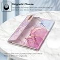 thumbnail image 5 of Protective Case For 13 Inch Microsoft Surface Pro 8 (2021 Release), Portfolio Business Cover with Pocket Stylus Holder, Glittering Marble, 5 of 7