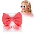 thumbnail image 7 of OJSFQUFP Childrens Sunglasses Headband Combo Set Baby Bubble Fabric Bow Hairband Sunglasses, 7 of 7