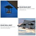 thumbnail image 3 of unbranded 1Ud Farol Solar Colgante Negro Para Jardín Patio Y Exterior Con De, 3 of 7