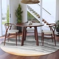 thumbnail image 3 of Grey Beach Coastal Round Area Rug 7Ft Washable Circle Rugs for Dorm Laundry Room, Summer Nautical Seaside Ocean Ombre Non-Slip Carpet Floor Mats Indoor Outdoor Carpet Runner Aesthetic Home Decor, 3 of 8