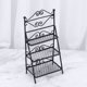 thumbnail image 3 of 1pc Mini House Flower Rack de zapatos Estante de almacenamiento interior y exterior Estante Miniatura Adorno para decoración (Negro), 3 of 5
