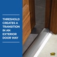 thumbnail image 4 of M-D Building Products 08029 3-3/4 in. x 1-1/8 in. x 36 in. Silver Aluminum and Vinyl Heavy-Duty High-Profile Threshold, 4 of 8