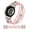 Pink, variant on TOYOUTHS Beaded Band Compatible with Samsung Watch 5/Watch 5 Pro/Galaxy Watch 4 40mm 44mm/Watch 4 Classic 42mm 46mm/Active 2 , 20mm Nylon Elastic Stretchy Boho Solo Loop Strap