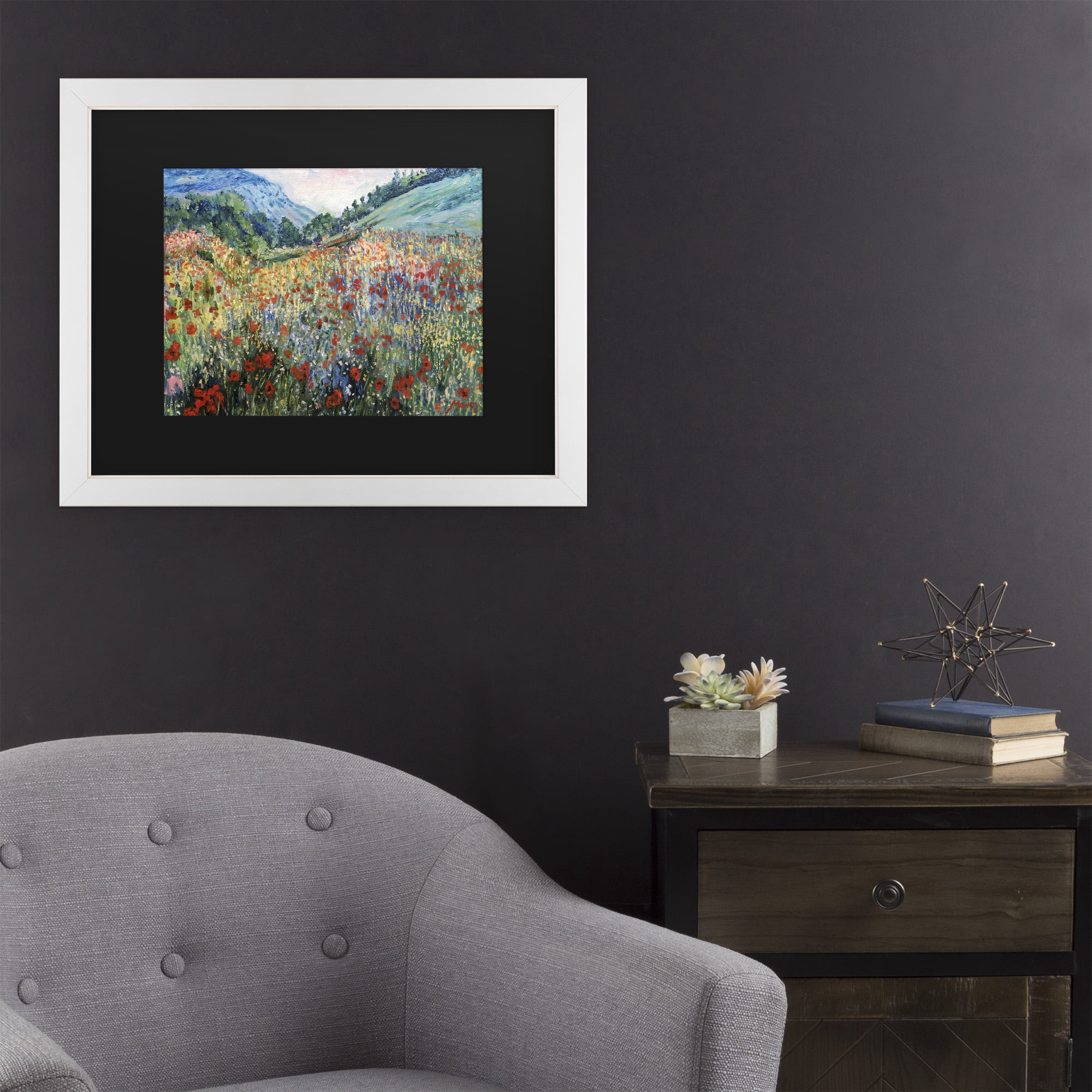 Trademark Fine Art 'Field of Wild Flowers' Canvas Art by Masters Fine Art
