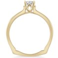 thumbnail image 2 of SZUL Women's 1/3 Carat TW Princess Cut Diamond Ring in 14K Yellow Gold (J-K-L Color, I2-I3 Clarity), 2 of 3