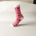 thumbnail image 4 of FhsagQ Chaussettes Femmes Chaussettes Femmes et Hommes Cancer Journée Internationale de Publicité Chaussettes Imprimées Compression Moyenne Chaussettes de Course en Plein Air Chaussettes Femmes Dentelle Noire Rouge Taille Unique, 4 of 4