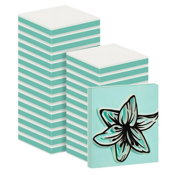 24 Pcs 2 X 2inch Rubber Carving Blocks Linoleum Blocks for Printmaking, Stamp Making, DIY Crafting,White&Green