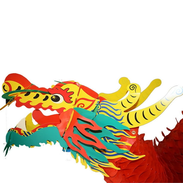 3D Chinese New Year Paper Dragon Garland, Hanging Decoration Paper