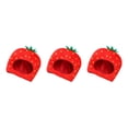 thumbnail image 4 of Injueey Soft Strawberry Hat Cosplay Headgear Photo Props for Holiday New Year Party Type1 NO1, 4 of 6