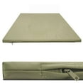 thumbnail image 2 of Baby Play Mat for Floor, 50" X 50" Vegan Leather & Memory Foam Area Rug - 1.2" Thick Playpen Mat for Tummy Time, Non-Slip Safe for Crawling, Easy to Clean(Gray), 2 of 12
