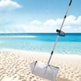 thumbnail image 4 of Sand Rake Detachable Long Handle Includes 1pcs Sand Flea Rake 1pcs Water 1pcs Beach Mesh Shovel 1pcs Beach Shovel 1pcs Rake with Mesh Net Pair Of, 4 of 4