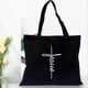 thumbnail image 4 of Bolso de compras de moda para mujer, bolso de lona con estampado de Jesús es mi Dios, bolso de hombro plegable, ecológico, reutilizable, bolso de compras cristiano para mujer, 4 of 5