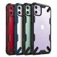 thumbnail image 2 of Ringke Fusion-X Case Compatible with iPhone 11, Transparent Hard Back Shockproof Advanced Bumper Cover - Black, 2 of 3
