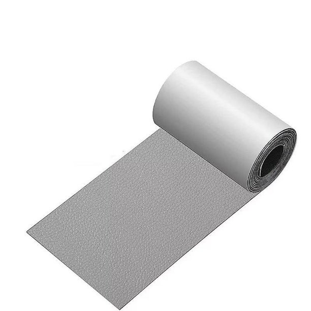 Cinta de parche de reparación de cuero adherido de 3x60 pulgadas, kit de reparación de cuero y vinilo autoadhesivo de alta resistencia para sofá, muebles de cuero, automóvil 1 piez