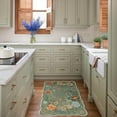 thumbnail image 5 of Moynesa 2'x3' Floral Rugs for Entryway, 2x3ft Washable Kitchen Rugs Ultra-Thin Soft Rug, Non Slip Indoor Door Mat Stain Resistant Boho Small Rug Low-Pile Throw Rug for Bathroom Bedroom,Green, 5 of 8