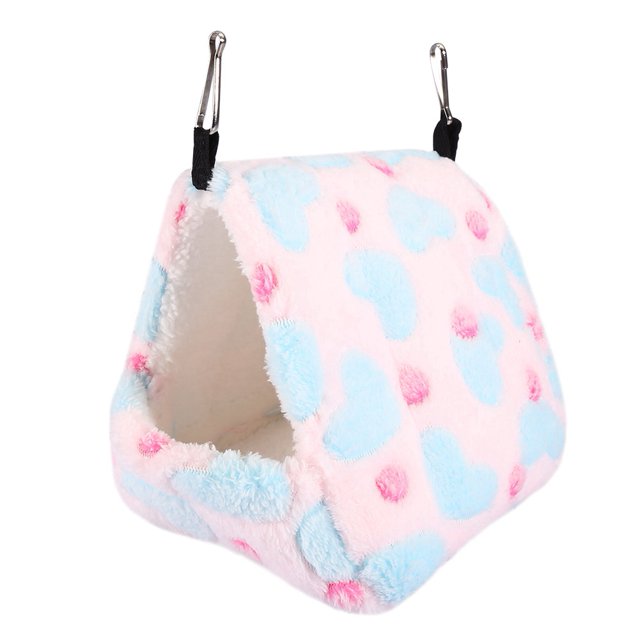 Hang Hamster Bed, Plush Small Animal Hammock Different Styles Colorful for Home Cage