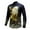 K-Yellow, variant on 2025 Men Shirts Mens Christmas Santa Digital Male Bodysuit 3D Printed Button Lapel Men's Shirts Long