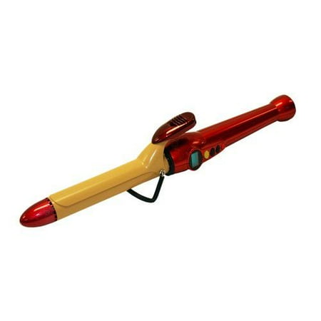 CHI Air Tourmaline Ceramic 1u0022 Curling Iron, Fire Red