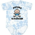 thumbnail image 3 of Inktastic Future Electrician for Boy Boys Baby Bodysuit, 3 of 5