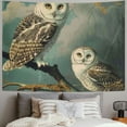 thumbnail image 2 of Orinice Owls Tree Branch Painting Tapestry Wall Hanging Unique Style Home Wall Decor Art for Living Room Bedroom Apartment Farmhouse Dorm 60x50inch, 2 of 6