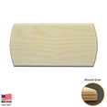 thumbnail image 2 of Pack of 1, Medium 8" x 4" x 3/4" Unfinished Plywood Round Over Oblong Rectangle Wood Sign for Children or Adult Art and Craft Project, Home Décor and DIY Fun, Made in USA, 2 of 2
