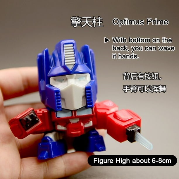 TransDevices Optimus Prime Anime Figura de acción, Adorno de My Little Pony, Decoración, Juguetes coleccionables para niños, Regalo de cumpleaños, Original zhangyuxiang LED