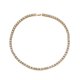 thumbnail image 1 of Collar de joyería de tenis de diamantes de una sola fila de 5 mm, pulsera de joyería de hip-hop de aleación para hombres y mujeres de nicho europeo y americano, 1 of 6