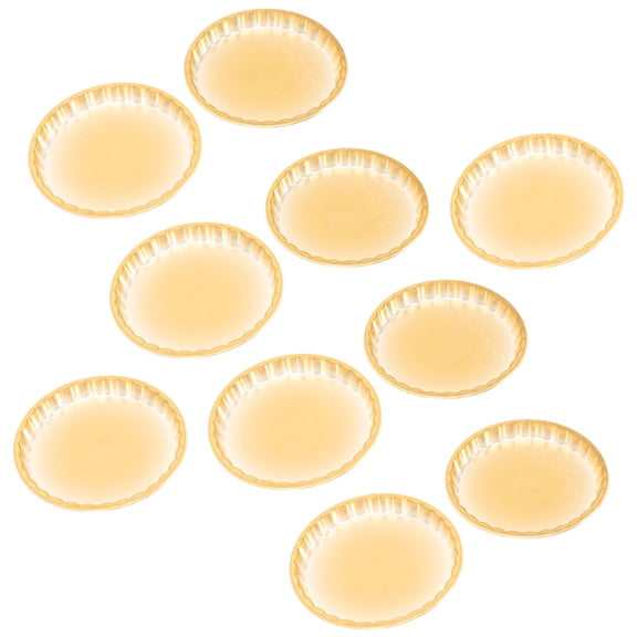 FENGGUIQU 20Pcs Sturdy Golden Cake Base Pads Safe Pet Material Mousse Cake Cushion