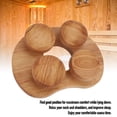 thumbnail image 3 of Reposacabezas De Madera Para Sauna Con Disco Giratorio, Almohada Para Sauna Para Cuello, Hombros, Dolor, Relajación De Cabeza, 3 of 7
