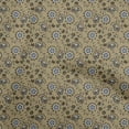 thumbnail image 1 of oneOone Cotton Cambric Light Brown Fabric Paisley Sewing Material Print Fabric By The Yard 42 Inch Wide, 1 of 5